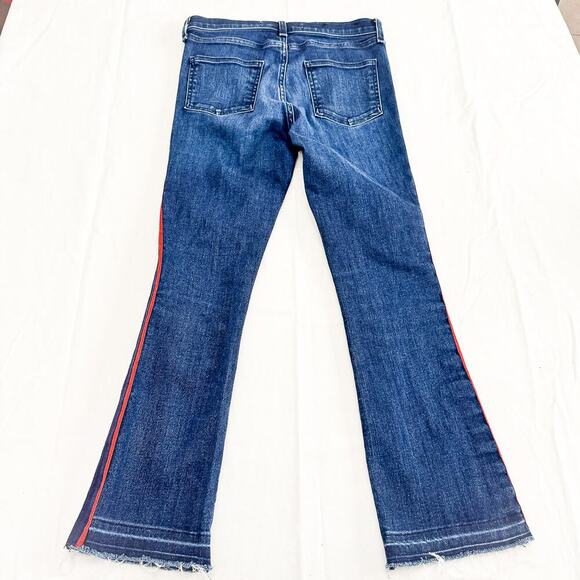 Veronica Beard Carolyn 10" Baby Boot Midnight J0720003 Dark Denim Jeans Size 26 - Picture 3 of 8